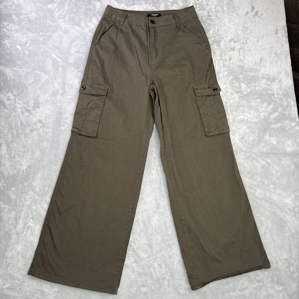 American Bazi Cargo Jeans Men's Sz L Green Baggy